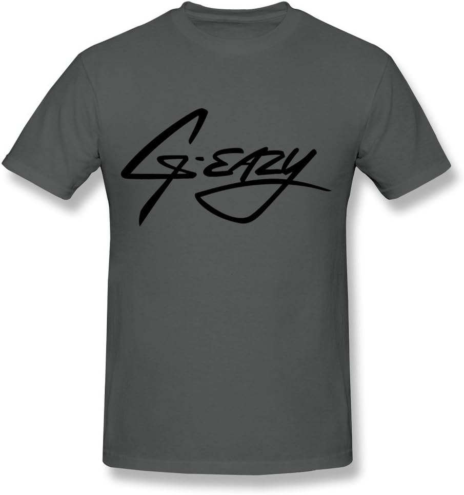 PASSIONC Men's Hip Hop G-Eazy T-shirt DeepHeather