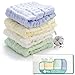 Umiin Baby Washcloths, Soft Cotton Baby Muslin Washcloths and Baby Face Towel Baby Wipes,12 x 12 inches, Set of 4