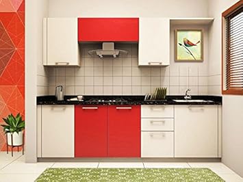 Yes Kitchen Straight Modular Kitchen Length 8ft Width 2ft And