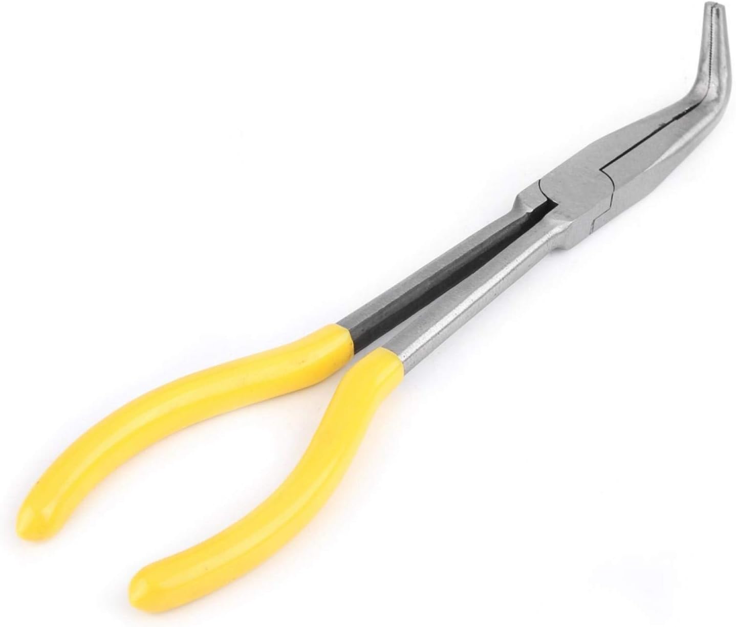 1 Piece of 270mm Extra Long Steel Pliers with Curved Needle Nose Pliers