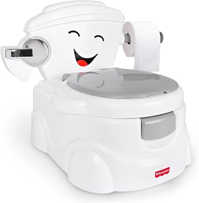 Lern-Töpfchen – interaktives Kinder-Töpfchen mit Licht & Sound, musikalisches Toilettentraining, realistisches Design mit Deckel & Spülgeräusch, Töpfchentrainer für Kleinkinder