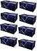 Earthwise Heavy Duty Extra Large Storage Bag Moving Tote Backpack Carrying Handles & Zipper Compatible with IKEA Frakta Hand Carts Wardrobe Boxes Packing Supplies Alternative to Moving Boxes (8 Pack)