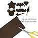10 Pieces Leather Patches Leather Repair Kit for Couch Furniture Sofas Car Seats Handbags Jackets (Coffee)