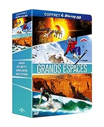 Grands espaces - Coffret - Notre Univers 3D + Ride & Fly 3D + Grand Canyon 3D + Vague extrême Tahiti 3D - Blu-ray3D