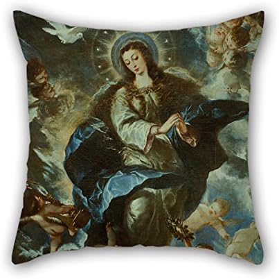 20 X 20 Inches / 50 By 50 Cm Oil Painting Jos??? Antol???nez - Immaculate Conception Throw Cushion Covers Two Sides Ornament And Gift To Wife Husband Home Office Kids Boys Bedding Gf