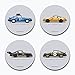 GarageProject101 1973 Classic RS, RSR (GP Edition) Illustration Sandstone Coasters - Set of 4