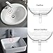 KES Bathroom Sink Drain with Overflow Push and Seal Pop-up Drain for Bathroom Sink Vessel, Antique Bronze, S2008A-3