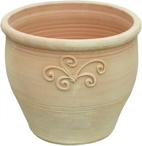 Amazon 国華園 植木鉢 テラコッタ パキスタン鉢 クエッタ 超特大 １個 鉢