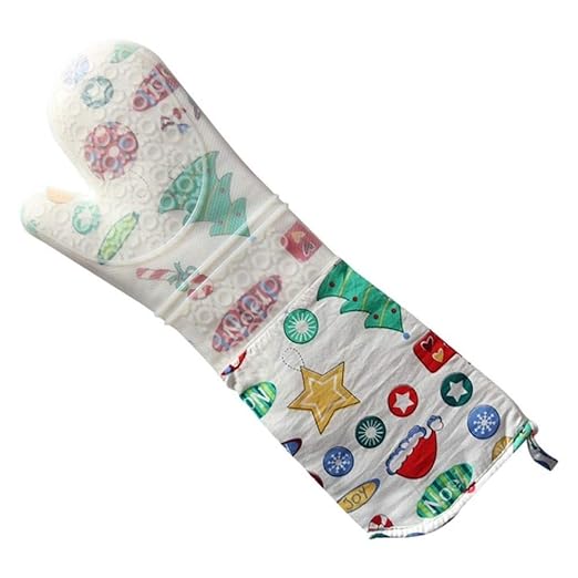Guantes De Horno Caliente De Navidad Hornos Guantes Anti-Calor ...