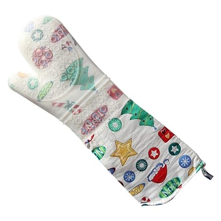 Guantes Navideños para Horno Caliente Guantes Antiadherentes ...