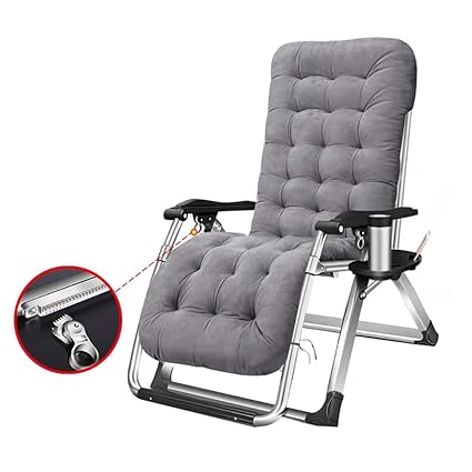 Amazon Com Oversized Folding Reclining Patio Chairs With Cup