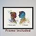 Star Wars Han Solo and Leia I love you I know 9 x 12 3/8 inches Framed Poster
