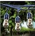Sokani 48 Foot Commercial Medium String Lights Weatherproof Great for Party Halloween Christmas Backyard Café deck Patio Outdoor Lights with 15 Sockets and Bulbs + 3 Replacement Bulbs