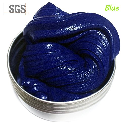 TANCH Magnetic Space Putty Stress Reliever Infused with Iron Slime Toy for Kids & Adults (1.8 Ounce Blue)