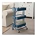 IKEA Raskog Utility Cart Dark Blue 304.017.89 Size 13 3/4x17 3/4x30 3/4