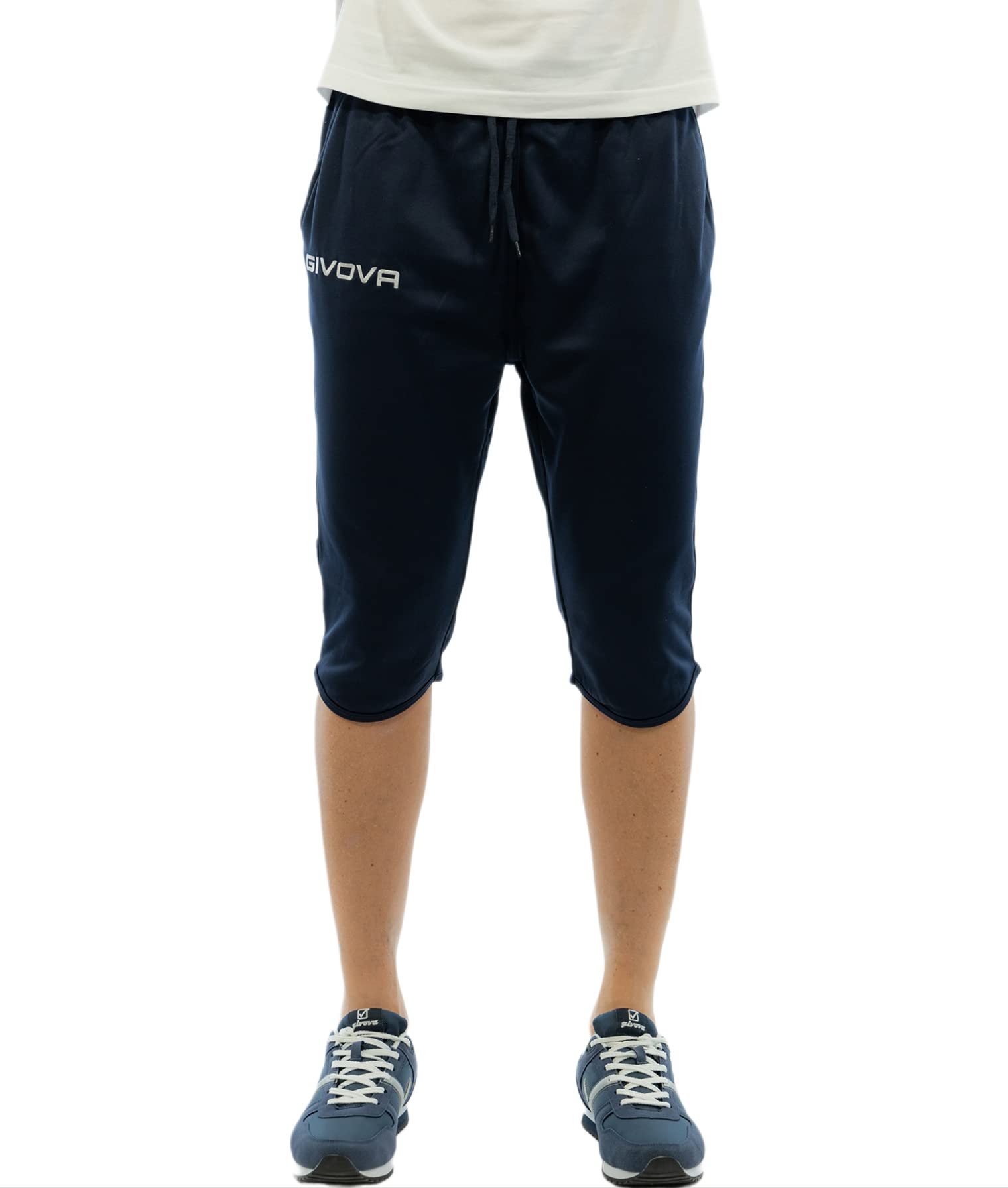 Givova, pants knee pad lenght givova one, blue, 3XS