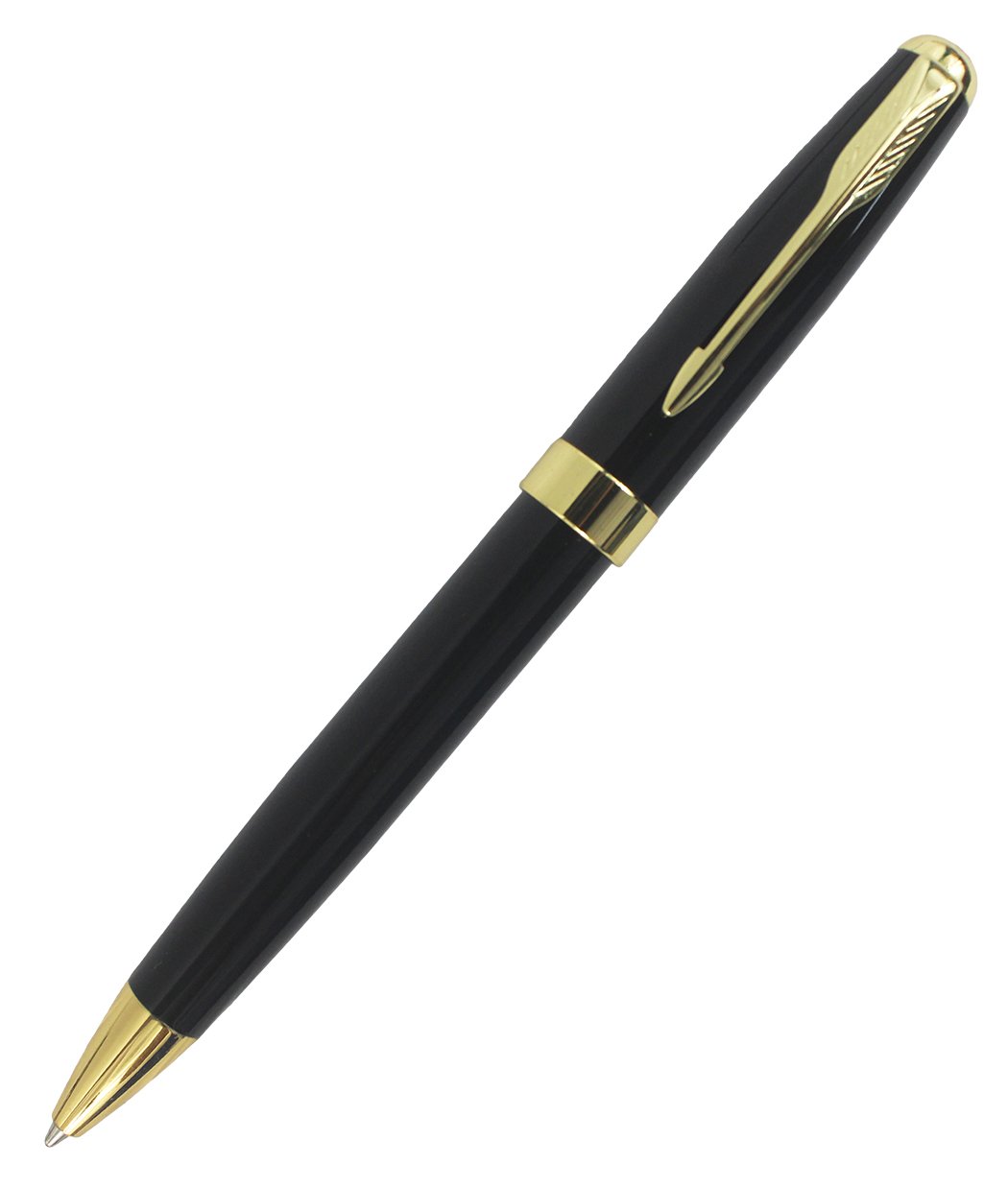 Abcsea Executive Iridium Ballpoint Pen Arrow Clip - Black