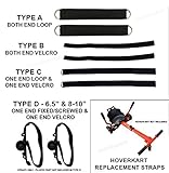 SmartBoardsUSA HoverKart HoverCart Straps for Hoverboard - All Types Available (Type D - 6.5