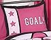 Sweet Jojo Designs 4-Piece Girls Soccer Children's Bedding Twin Set