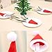 NICEXMAS Christmas Silverware Holders Christmas Cutlery Holders Cute Decoration for Christmas Dinner Table 10 pcs