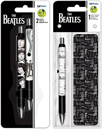 The Beatles Gel Pen and Bookmark Set (Pack of 3 (Gel Pens with Bookmark))
