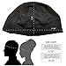 Urban Boundaries Moisture Wicking Thermal Black Running Winter Skull Cap/Beanie for Men (1-Pack)