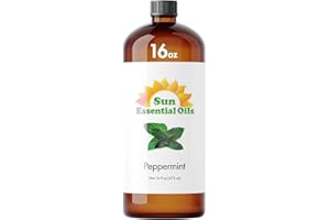 Sun Essential Oils Peppermint Essential Oil 16oz - Peppermint Oil for Diffuser, Candle Making, Aromatherapy