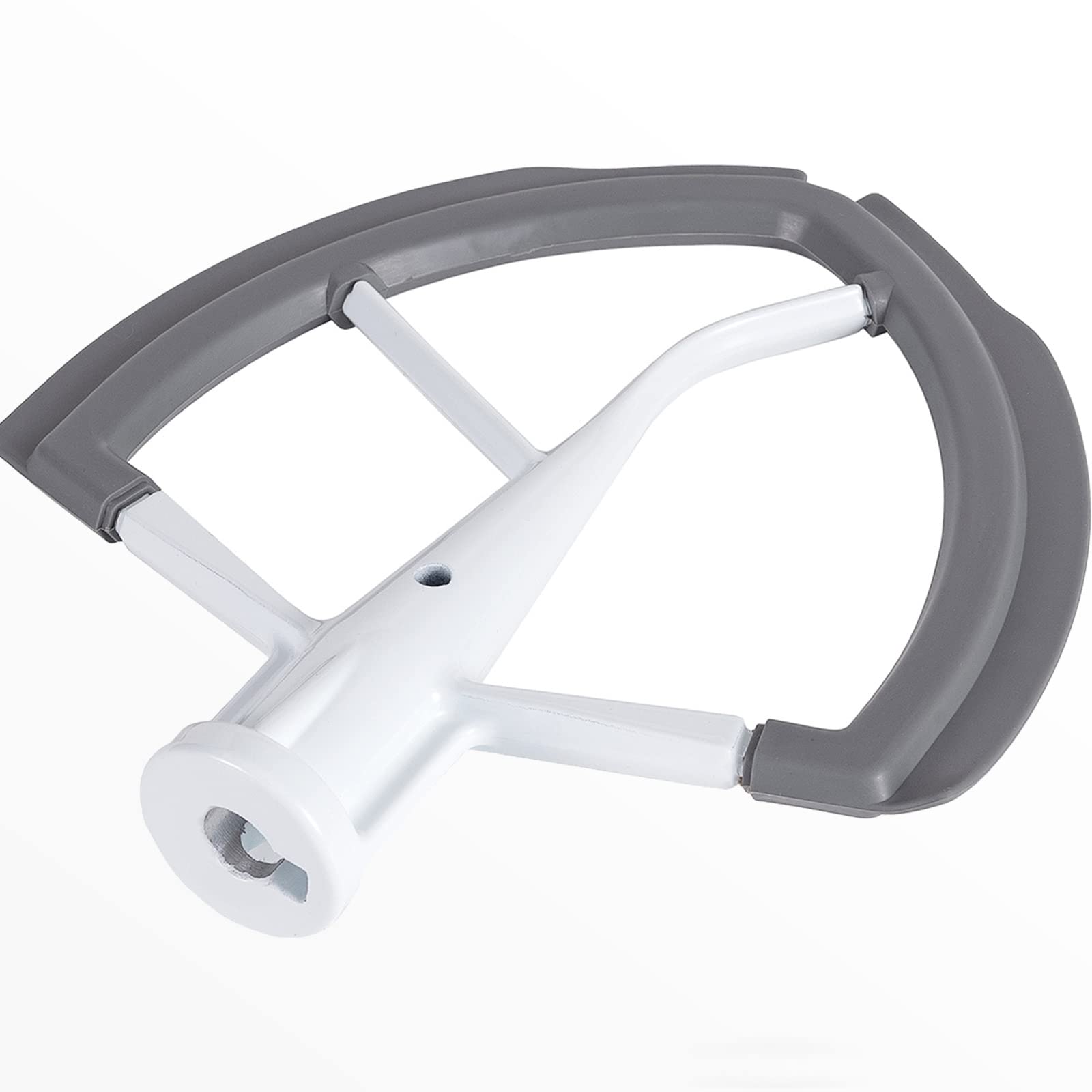 6QT Flex Edge Beater for KitchenAid Bowl-Lift Stand Mixer,6 Quart Flat Beater Paddle with Flexible Silicone Edge Bowl Scraper