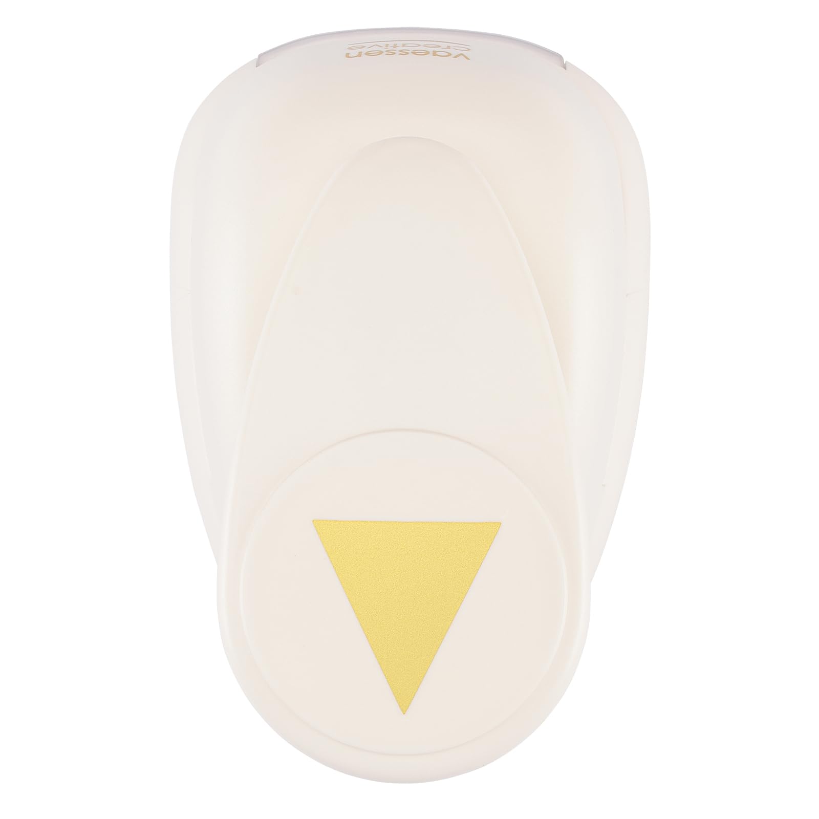 Vaessen Creative Craft Paper Punch - Flag - 4 x 4,1 cm - Circle Cutter for Crafting and Card Making, White/Pink