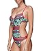 Tempt Me One Piece Boho Style Flower Print Monokini Sexy Padded Bathing Suit