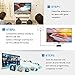 HDTV Antenna, AmGood 50 Miles Range 1080P Digital TV Antenna Indoor with Detachable Amplifier & 9.8ft Coax Cable for Highest Performance - Upgraded Version Better Reception - Super Thin-Transparent