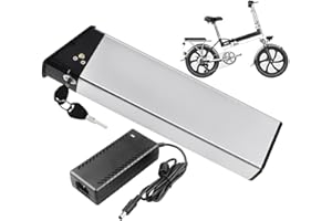 FREEDOH Batterie au Lithium 52 V, 10 Ah, 13 Ah, 15 Ah, 17,5 Ah ou 20 Ah, Pour Cadre de vélo, avec chargeur et poignée.,52v20a