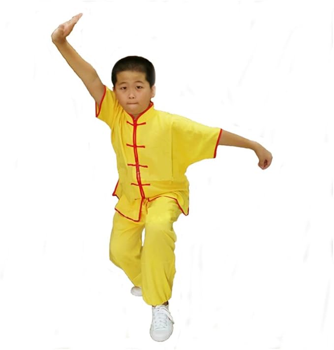 ZooBoo Kids' & Adult Wushu Costume Chinese Traditional Martial Arts Uniforms (Shortsleeved