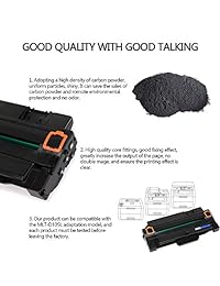 JARBO 2   Cartuchos de tóner compatibles para Samsung 105L MLT D105L MLTD105L de alto rendimiento, compatible con Samsung ML 2525W ML 2525 ML 2545 ML 1915 SCX 4623F SCX 4623FW SCX 4623FN SF 650 SF 650P