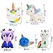 WATINC 5Pcs Kawaii Animal Squishy,Sweet Scented Funny Squishy for Kid Toy, Lovely Toy,Stress Relief Toy,Decorations Toy Gift Fun Unicorn Donut 5p Set