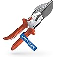 Original LÖWE Sharp Miter Shears 3.104 | With 45 Degree Stops for Precision Cutting | Professional Grade Angle Cutter Tool for Plastic, Rubber, Wood, PVC, Leather, Metal | Made in Germany