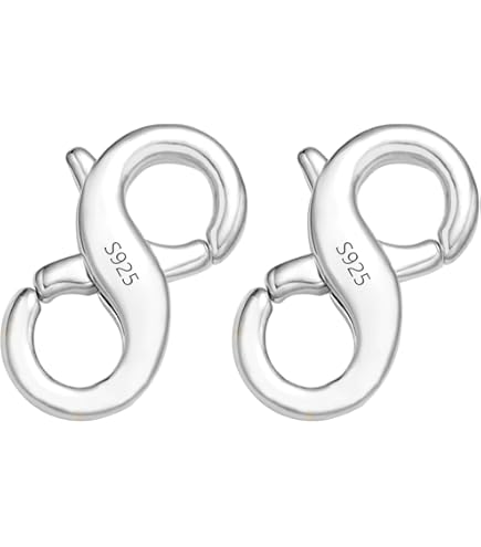 6 Chaînes De Connexion Pour Boucles D'oreilles - En Argent 925, Or Et Platine, 28-30 Mm, Pour Créer Des Pendentifs - 4