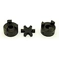 Lexar Industrial 5/8inches to 1inches L095 Flexible 3-Piece L-Jaw Coupling Coupler Set & Rubber Spider