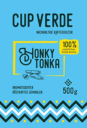 CUP VERDE Honky Tonka Kaffee gemahlen 500 g mit natürlichem Aroma der Tonkabohne (Tonkabohne) – Bild 3