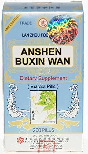 An Shen Bu Xin Wan - Foci Brand , 200 Pills , 1 Pack