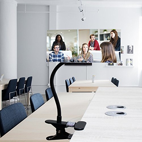 Office Cubicle Clip on Mirror, 7.28'' Rear View Computer/Laptop Safety