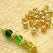 200pcs Gold Plated Filligree Hollow Ball Spacer Metal Beads 4mm ~Jewelry Making~