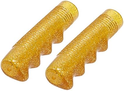 gold bike grips