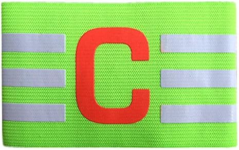Brand new Adjustable Football Captain Armband Soccer Competition Skipper Flexible Arm Band - Blue