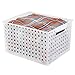iDesign Modulon X/6 BPA-Free Recycled Plastic Large Stackable Basket, 11.2