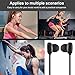 Bluetooth Headphones, BONAI In-Ear V4.2 Wireless Headset HD Stereo Noise Canceling Sweatproof Gym Sport Earphones for iPhone X/8/8 plus/7/6, Samsung S8/S7/S6 Note 8/7 and Android Smartphones