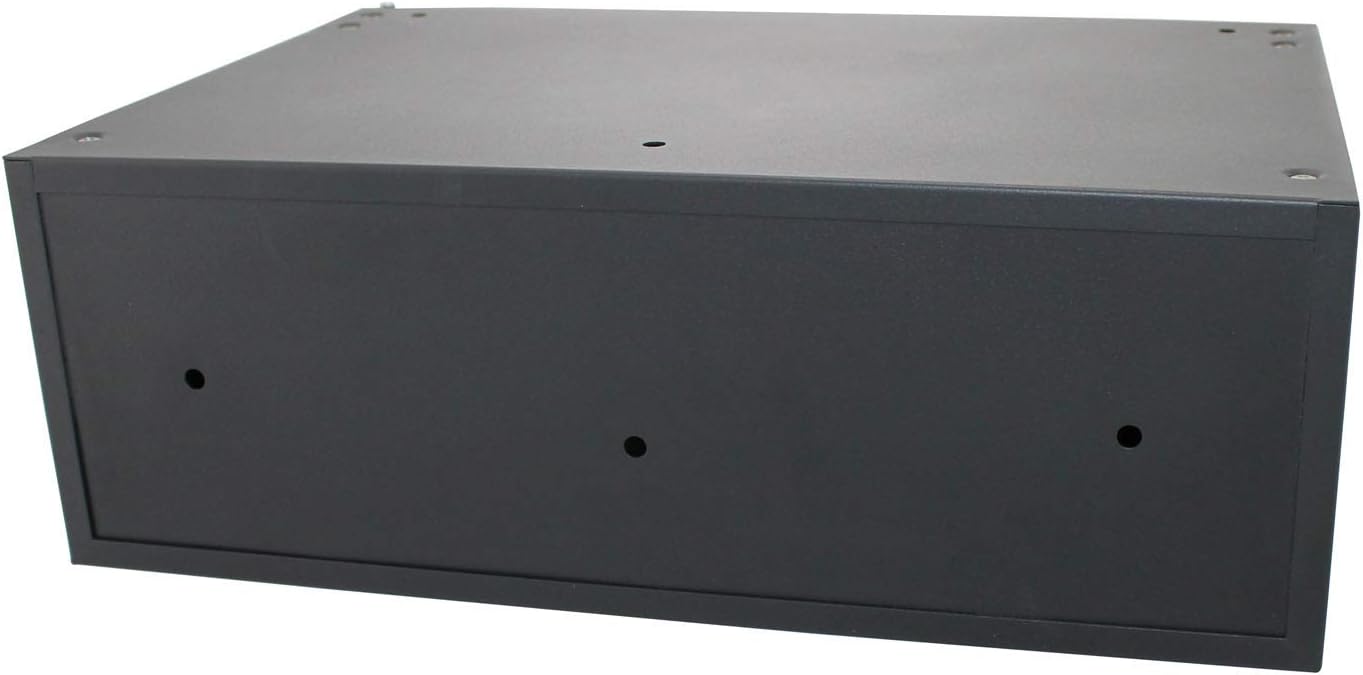 Sterling Wharfe Horizontal Postbox, Black, 358 x 125 x 250 mm - Image 5