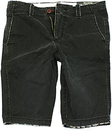 Hollister Men's Hollister Cali Longboard Fit Shorts (12" Inseam) HO6 (32, 010 Washed Black)