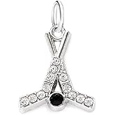 LaBenie Dangle Hockey Sticks and Ball Charm Bead