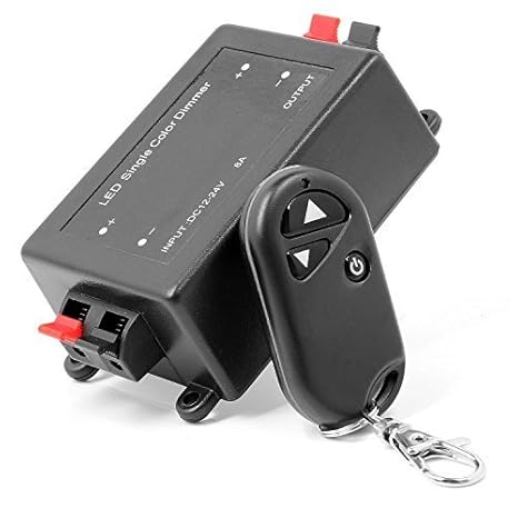 Neuftech LED Funk Regler Dimmer CONTROLLER + RF Fernbedienung für einfarbige LED Strip - 12V 8A Max